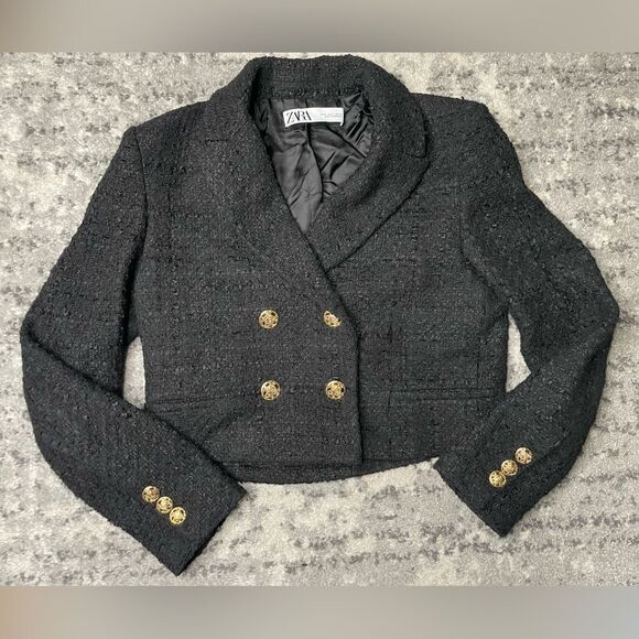 Black Zara Coat - Picture 1 of 6